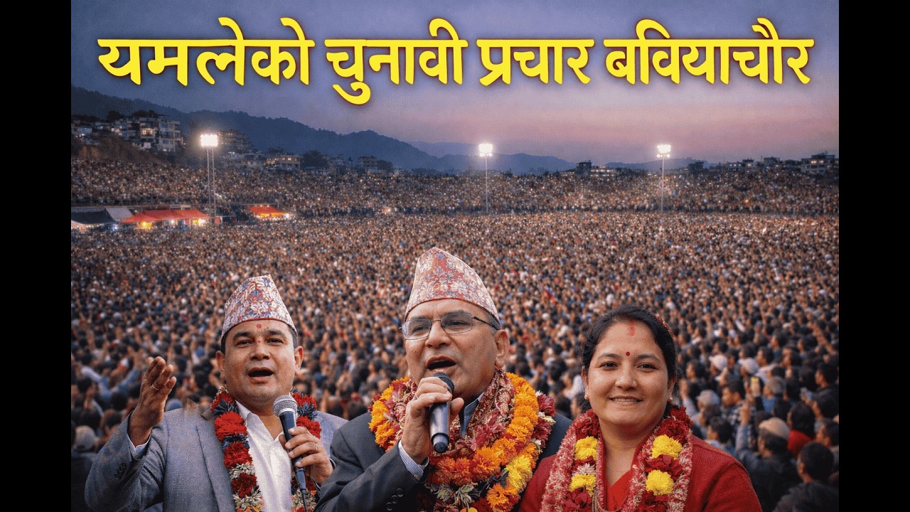 म आय हामफाली सूर्य चिन्ह आयो भनि/ एमालेको चुनाबी अभियान देउडाबाट! #deuda_live