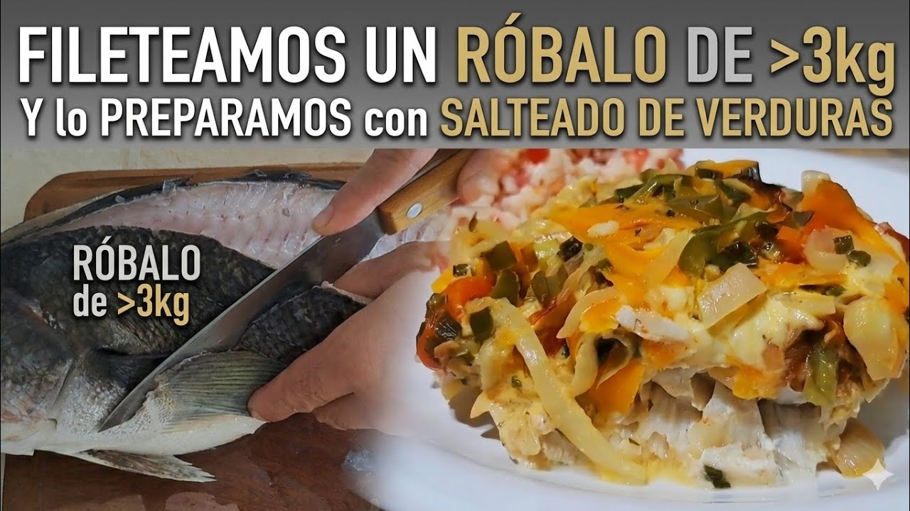 Róbalo de más de 3 kg