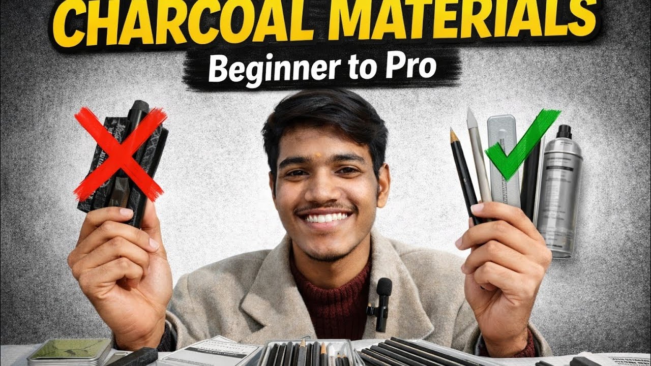 Charcoal Drawing Materials | Kya Lena Hai Kya Nahi | Beginners Complete Guide