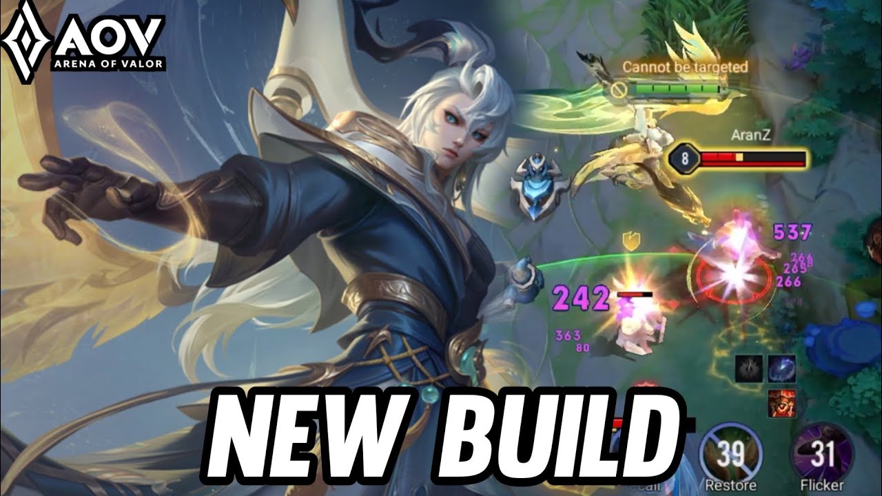 AOV : ZATA GAMEPLAY | NEW BUILD - ARENA OF VALOR LIÊNQUÂNMOBILE ROV COT
