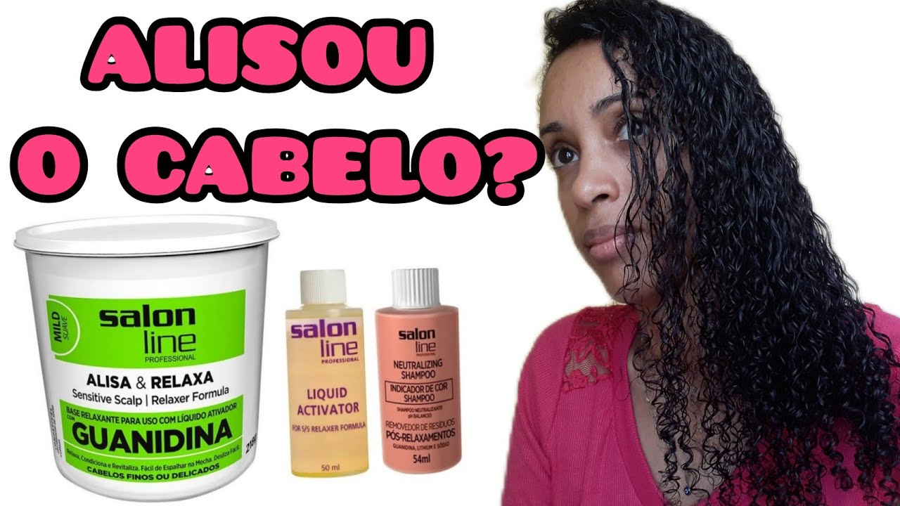 COMO RELAXAR MEU CABELO EM CASA | Guanidina Salon Line | O que achei do resultado?