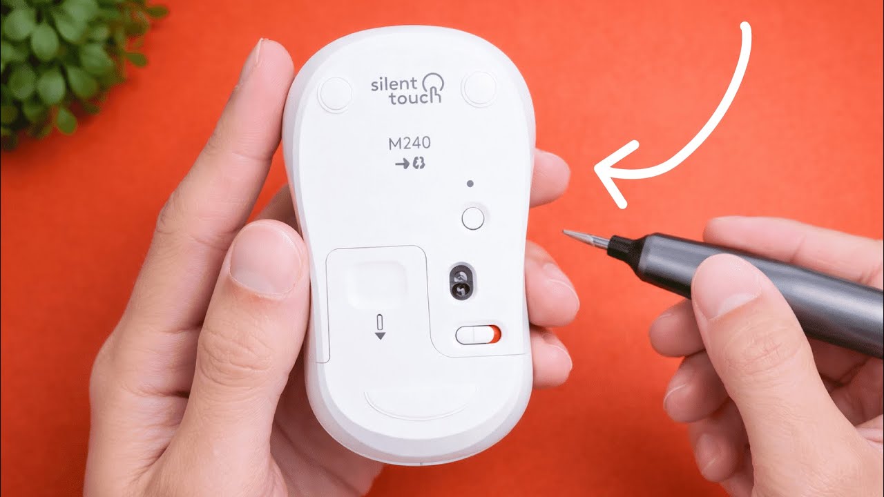Разборка мыши Logitech M240