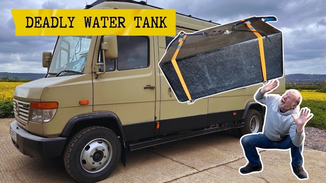 Preventing A Deadly Disaster: Keeping My Water Tank Safe - Mercedes Vario Campervan Conversion