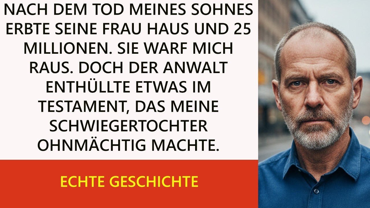„Meine Schwiegertochter erbte 25 Mio  und warf mich raus – fünf Tage später flehte sie um Hilfe