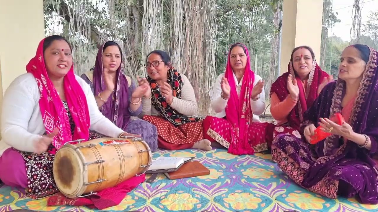 #bhajan मातारानी जी की सुन्दर भेंट 🌷अम्बे रांणिए दो पल बैह के जांणा हो तेरेयां मन्दरां ते #kirtan🙏🏻