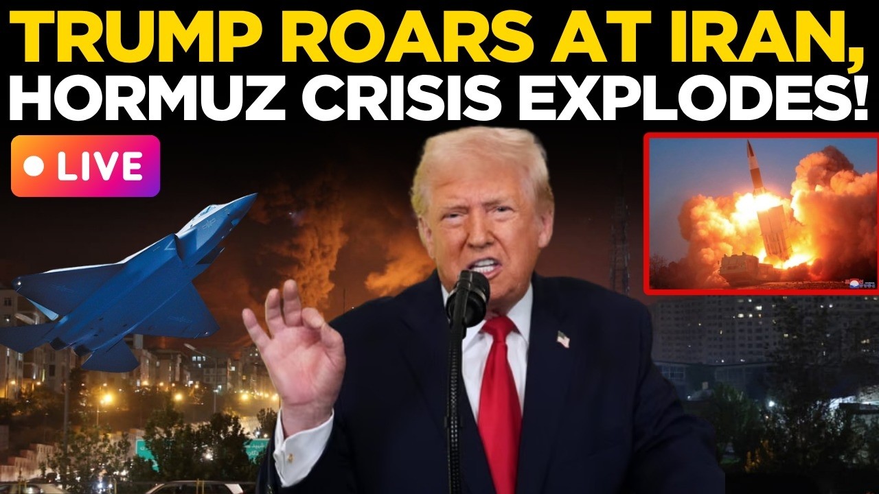 LIVE: 'Open the Strait NOW!' Trump&rsquo;s Explosive Iran Message Leaves World In Panic! | Trump | IRAN-US