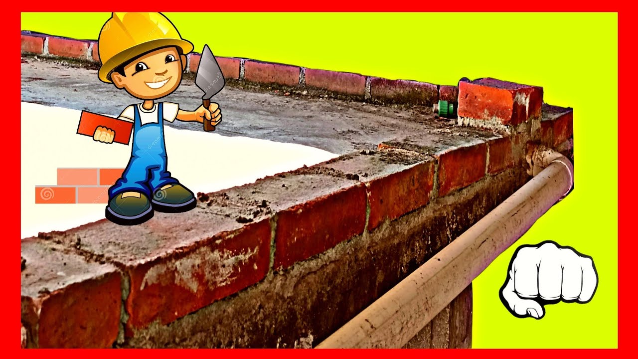 🔨TERMINACION de AZOTEA con 🧱 LADRILLO 🧱y bajadas💦 FLUVIALES💧