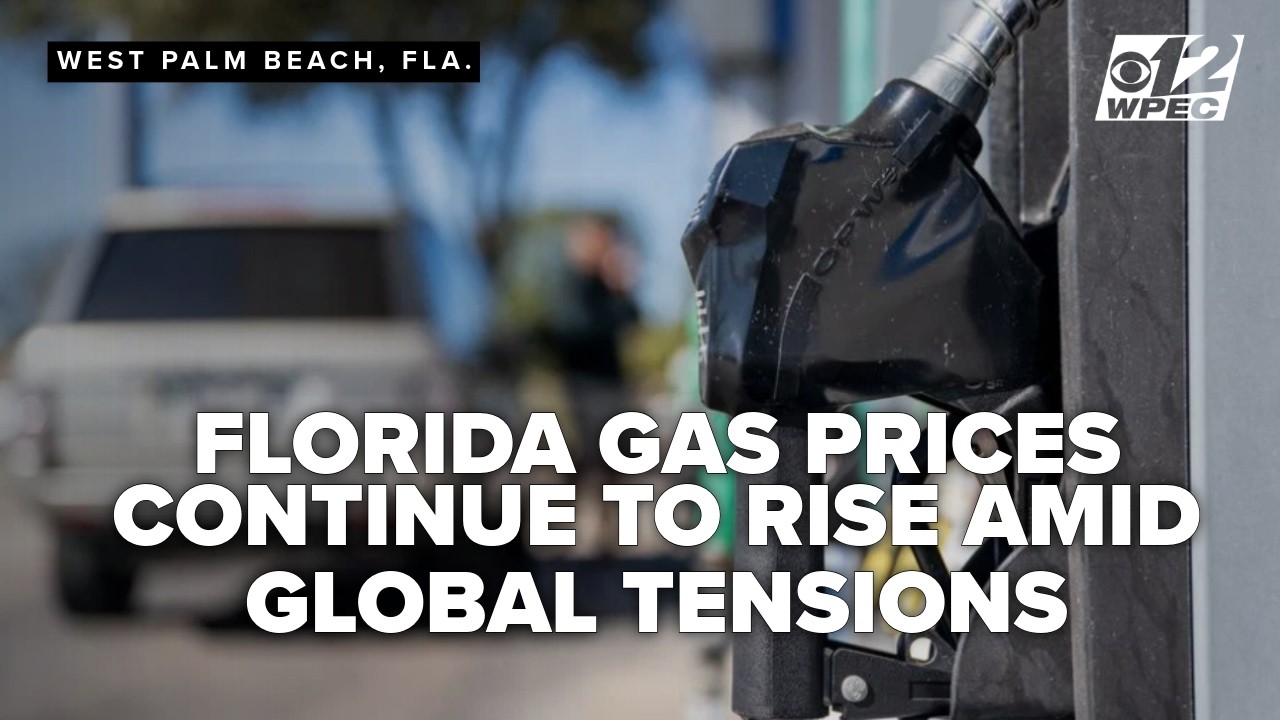 Gas prices in Florida continue upward trend amid world conflicts