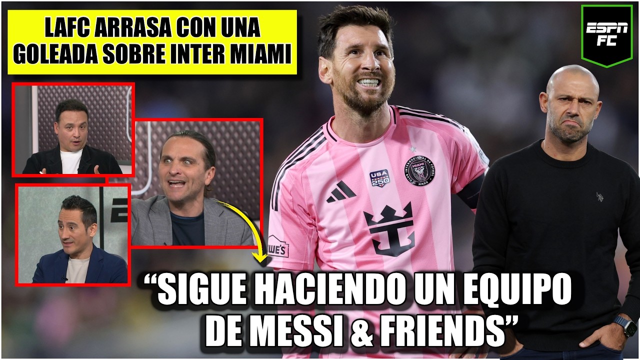 LIONEL MESSI desapareció e INTER MIAMI exhibió sus CARENCIAS ante un LAFC fortalecido | ESPN FC