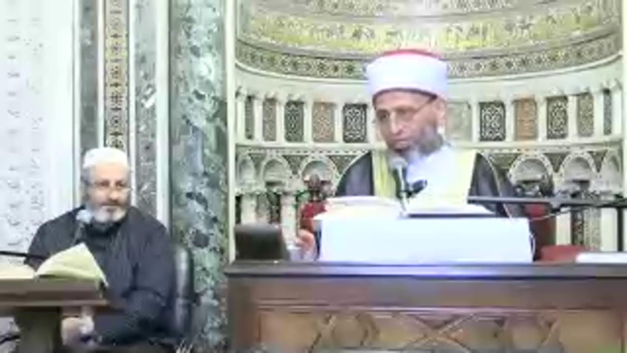 درس كتاب إحياء علوم الدين، ويليه درس كتاب الاختيار.