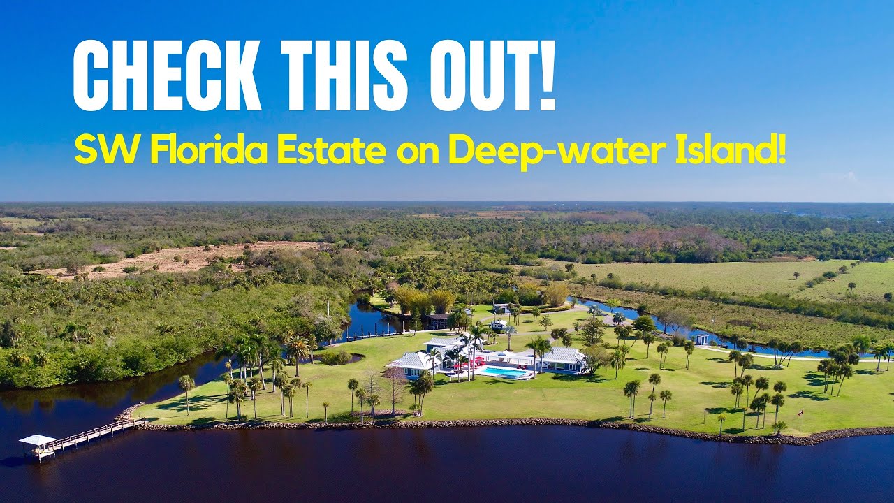 30 Acre Florida Waterfront Home! - Alva, Florida Real Estate