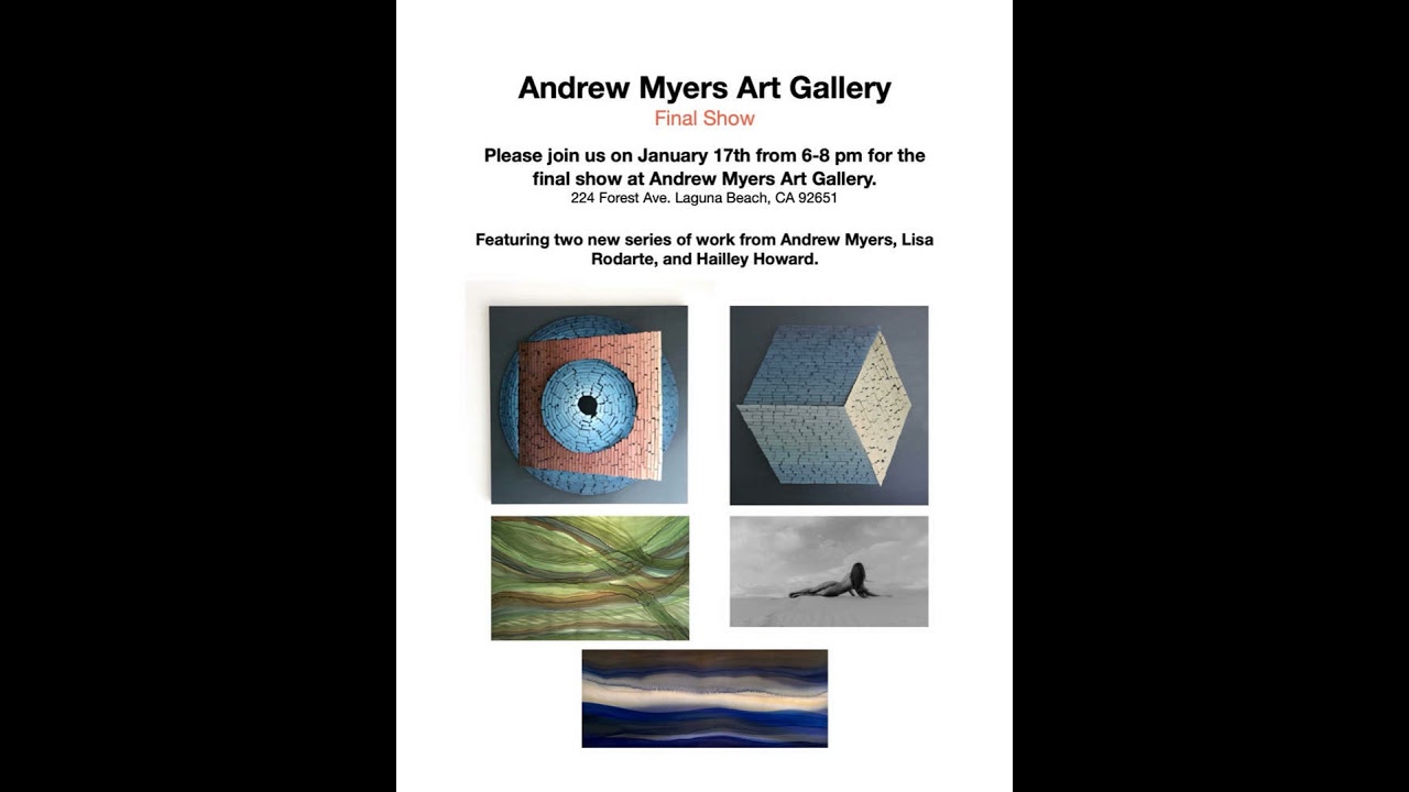 Andrew Myers Art Gallery is closing
