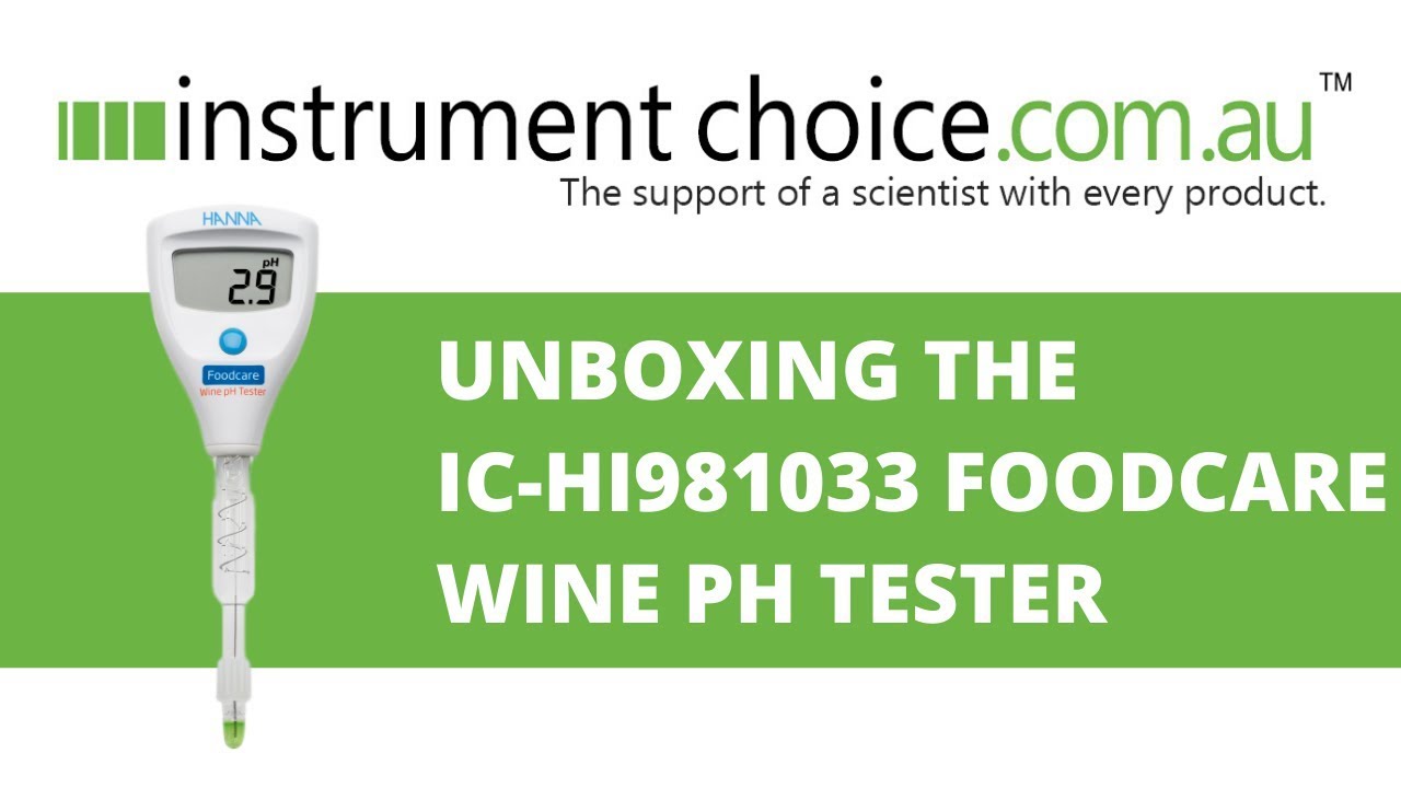 Unboxing the IC-HI981033 Foodcare Wine pH Tester with CPS Technology