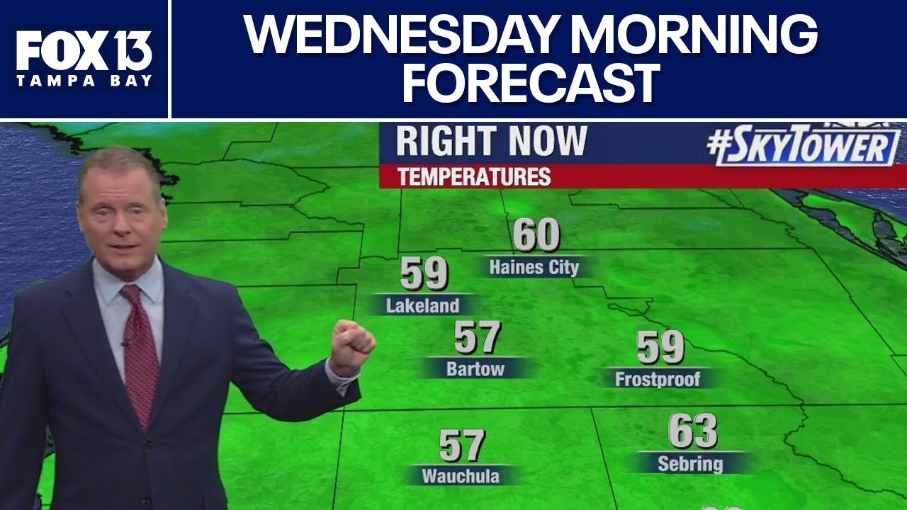 Tampa Weather | Wednesday morning forecast