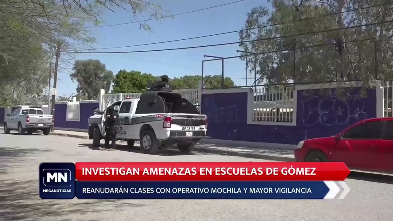 Reanudan clases en Gómez Palacio tras reporte de amenaza en preparatoria