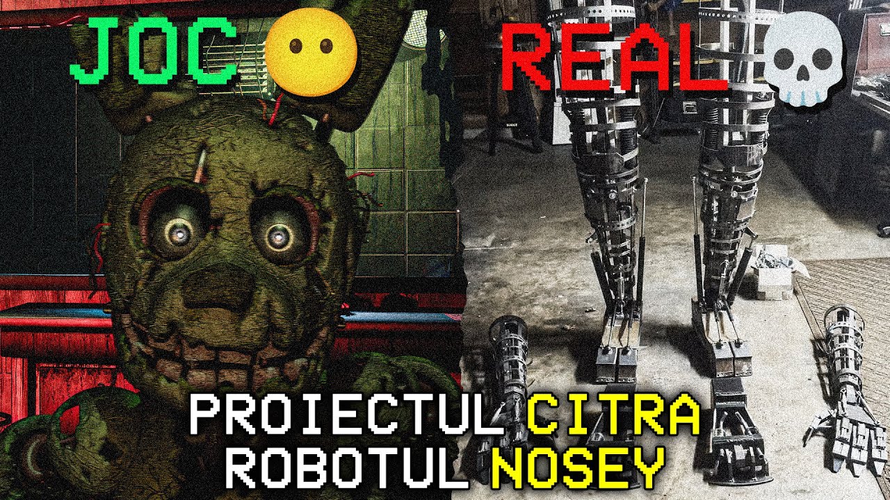 FNAF în viața reală, lol | Proiectul CITRA, Robotul NOSEY Explicat în RO!