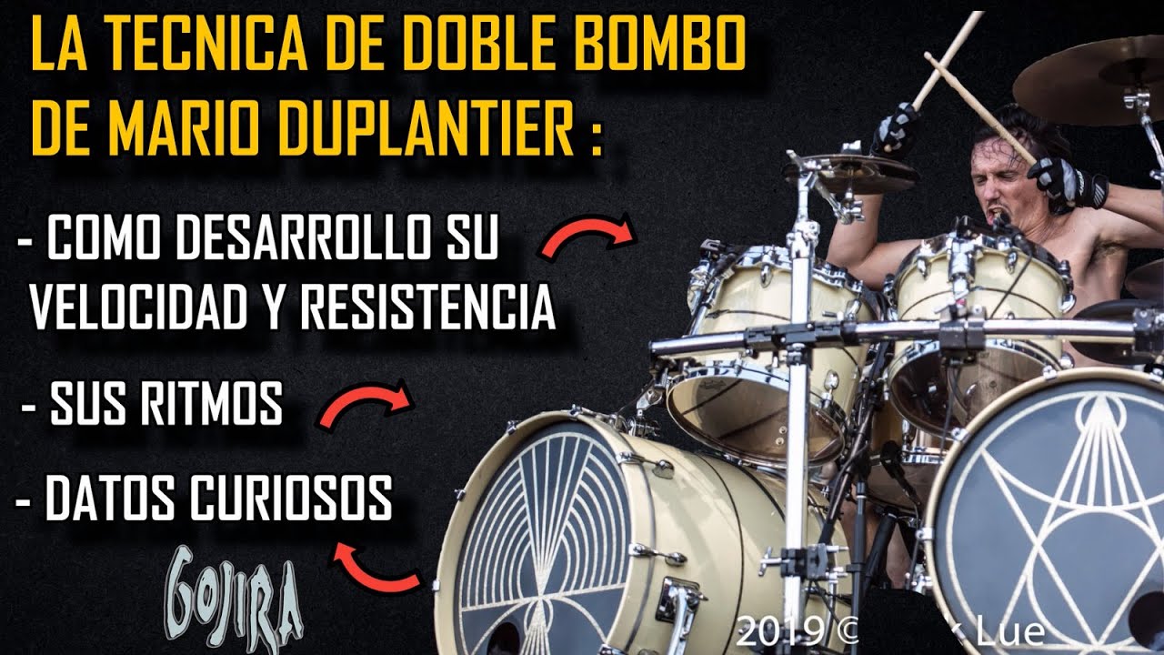 La Tecnica De Doble Bombo De Mario Duplantier De Gojira: Su Estilo Y Sus Ritmos/Patrones