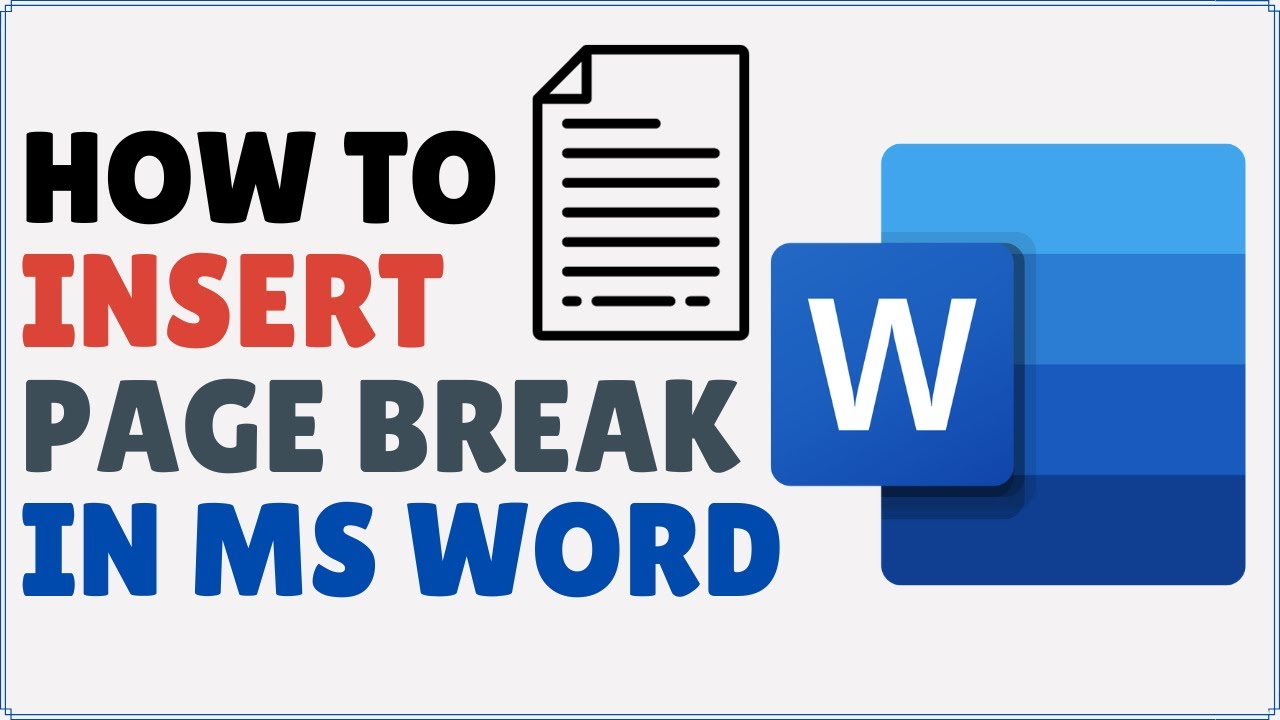 Как сделать разрыв страницы в MS Word | Вставка разрывов страниц в Microsoft Word