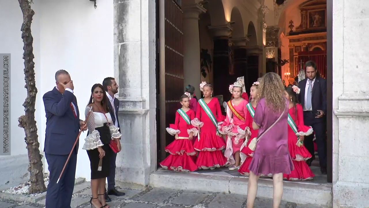 MISA Y PROCESION PATRONA DE SAN ROQUE SANTA MARIA LA CORONADA 15 AGOSTO 2019