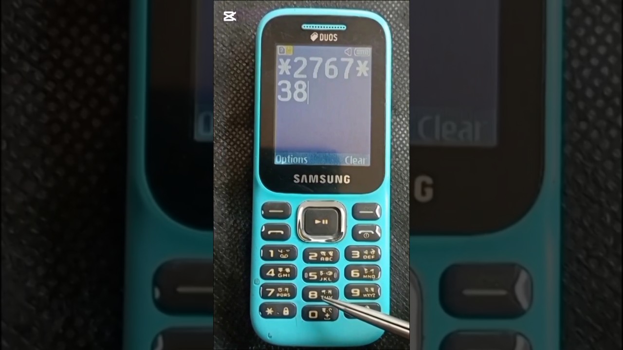 samsung guru music phone  reset code
