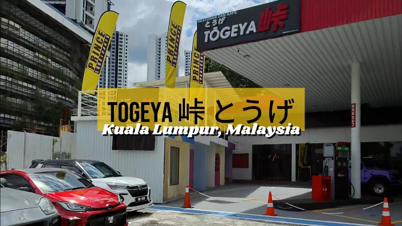 GAS STATION with a TWIST here at Togeya in Kuala Lumpur, Malaysia