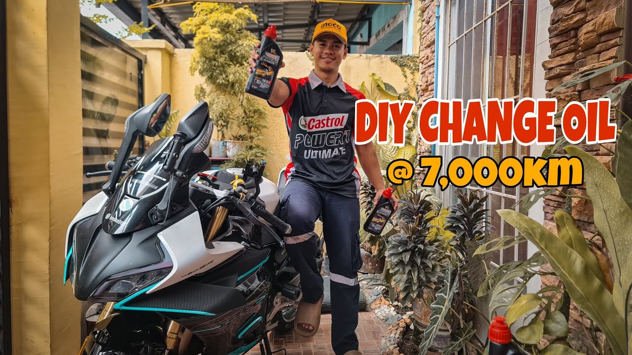 DIY CHANGE OIL | 450SR | CASTROL POWER1 ULTIMATE | 10W50