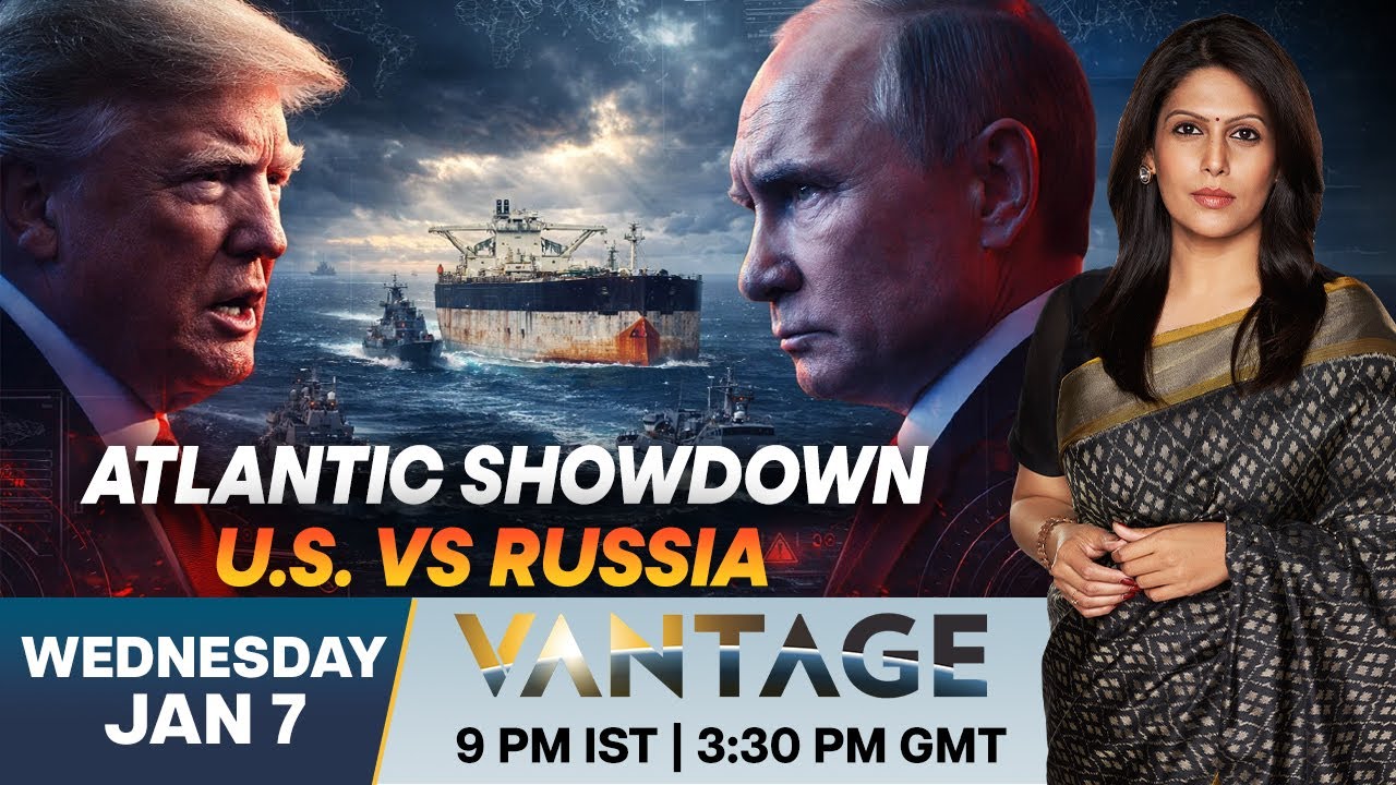 LIVE: US Captures Russia-linked Tanker After Intense Atlantic Chase | Vantage with Palki Sharma