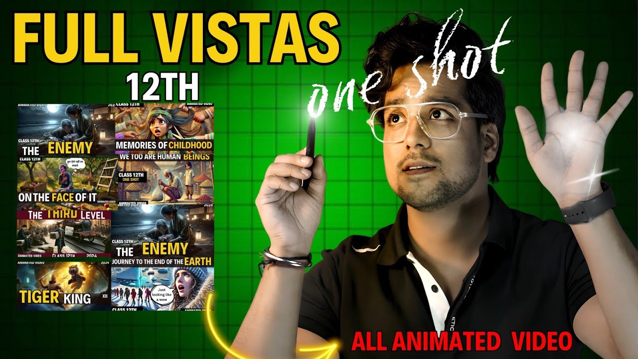 All vistas in one shot | class 12 english all chapter in one shot vistas by Rahul Dwivedi