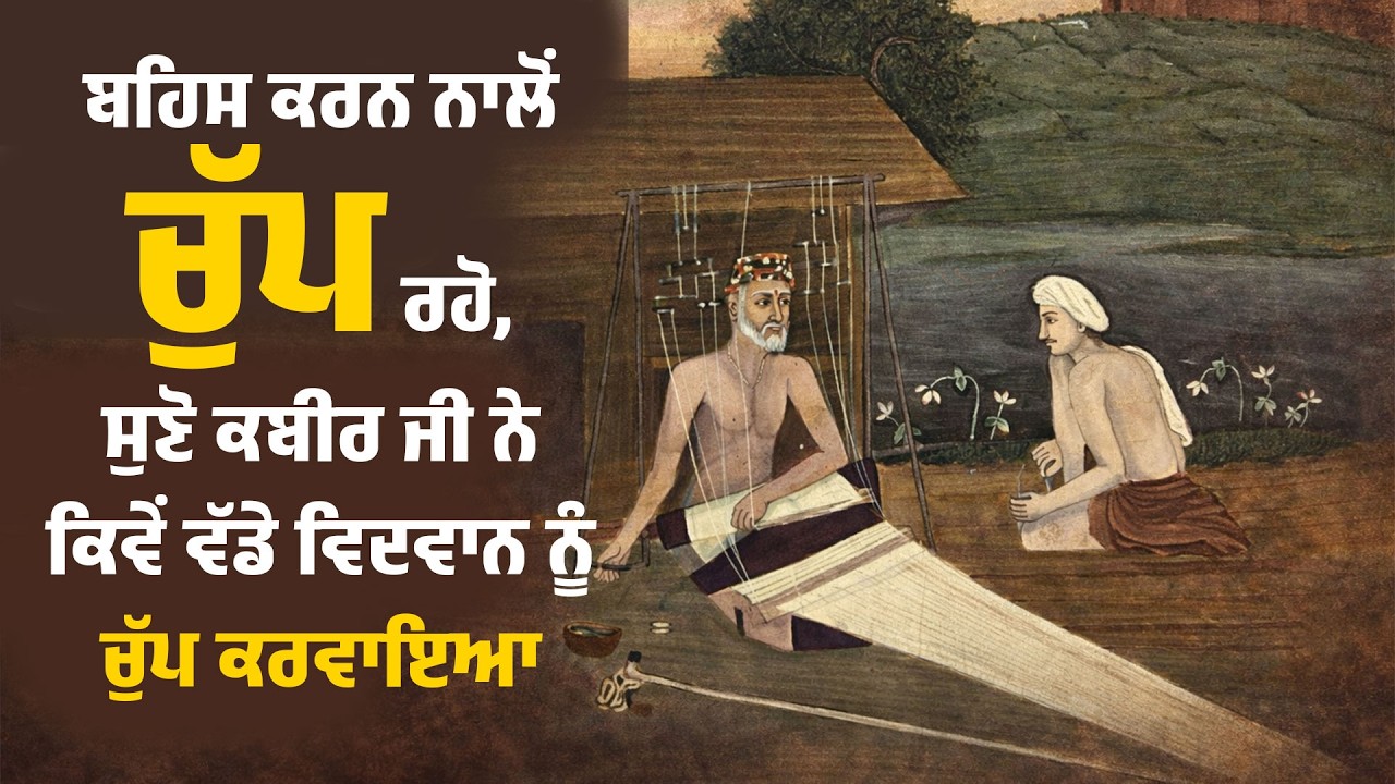 ਬਹਿਸ ਕਰਨ ਨਾਲੋਂ ਚੁੱਪ ਰਹੋ, ਸੁਣੋ ਕਬੀਰ ਜੀ ਨੇ ਕਿਵੇਂ ਵੱਡੇ ਵਿਦਵਾਨ ਨੂੰ ਚੁੱਪ ਕਰਵਾਇਆ