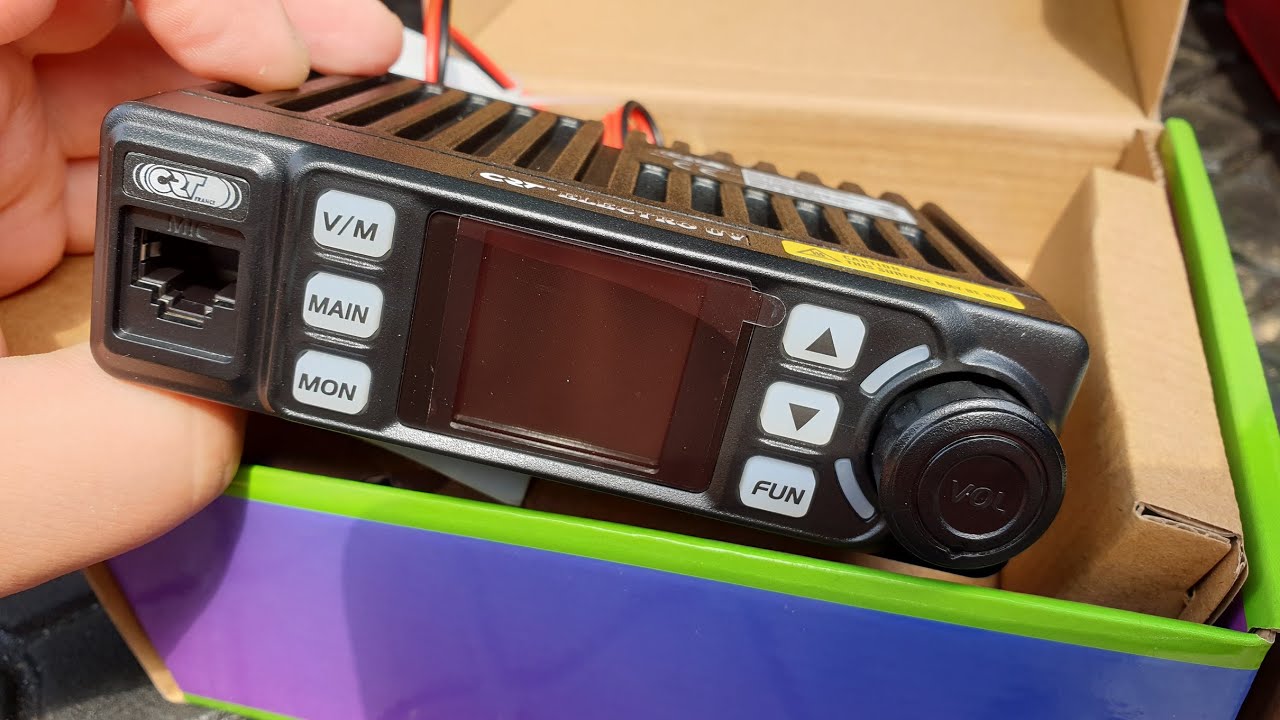 Radiotelefon CRT ELECTRO duobander Prezentacja ( Unboxing ) #hamradio #pmr #walkietalkie #hobby