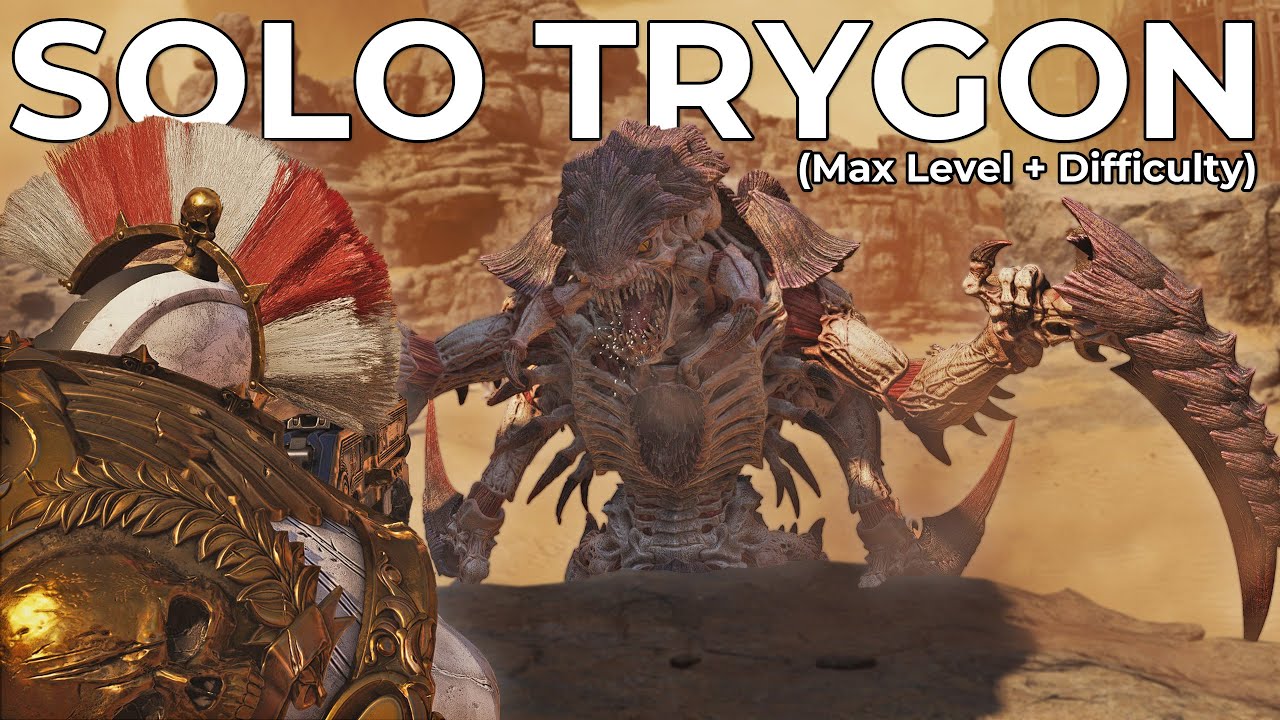 Space Marine 2 – Max Level Prestige Tactical Destroys The Trygon.. (Solo, Absolute Difficulty)