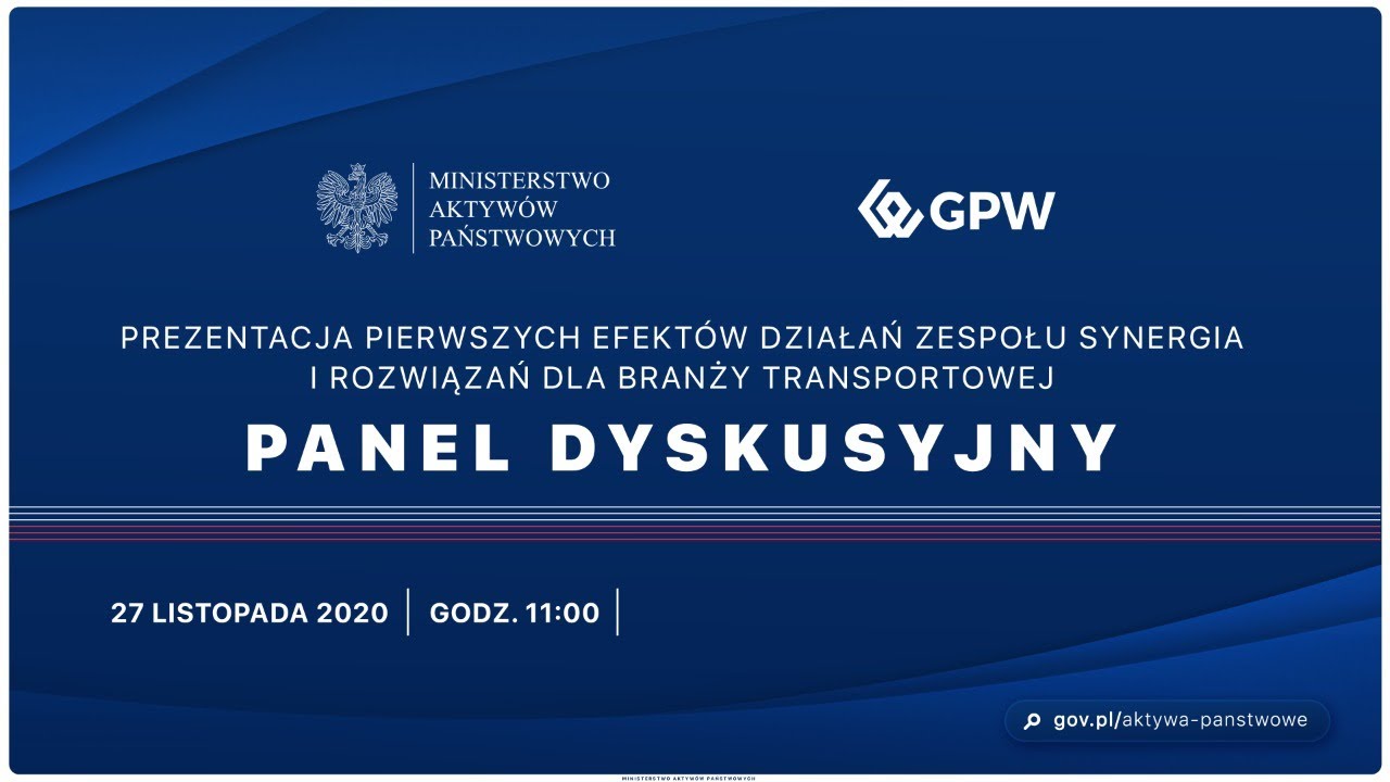 Konferencja prasowa online: Program Synergia MAP - Inicjatywa GPW PCOL
