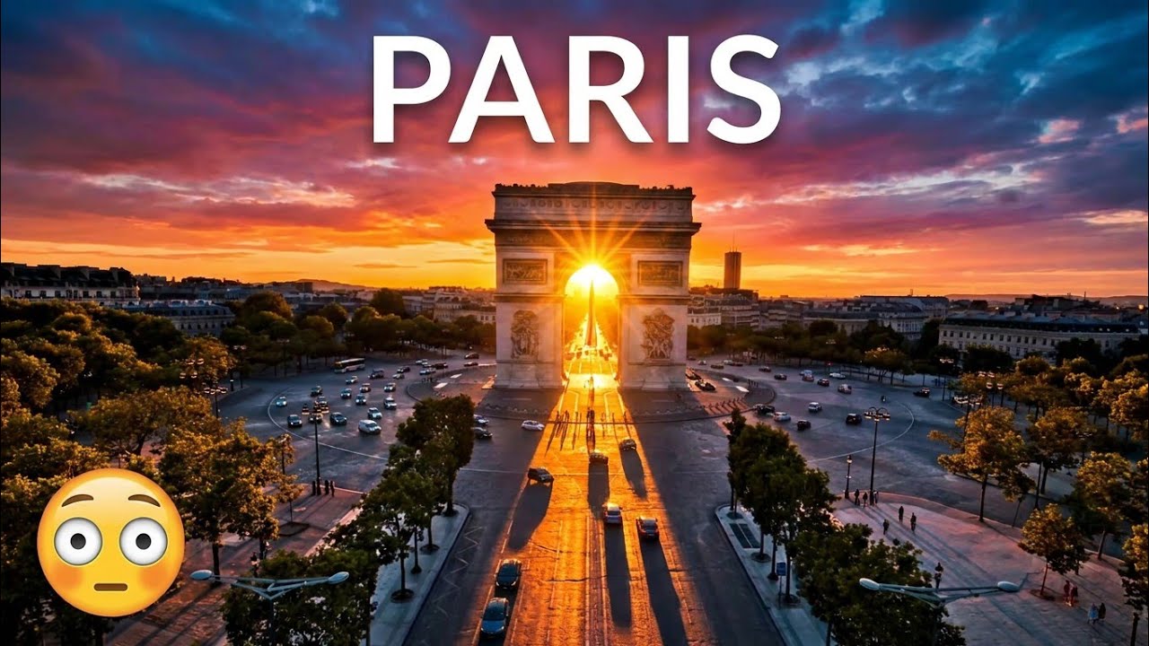 PARIS, The most beautiful city in the world in 4k ULTRA HD 60 FPS by Drone.