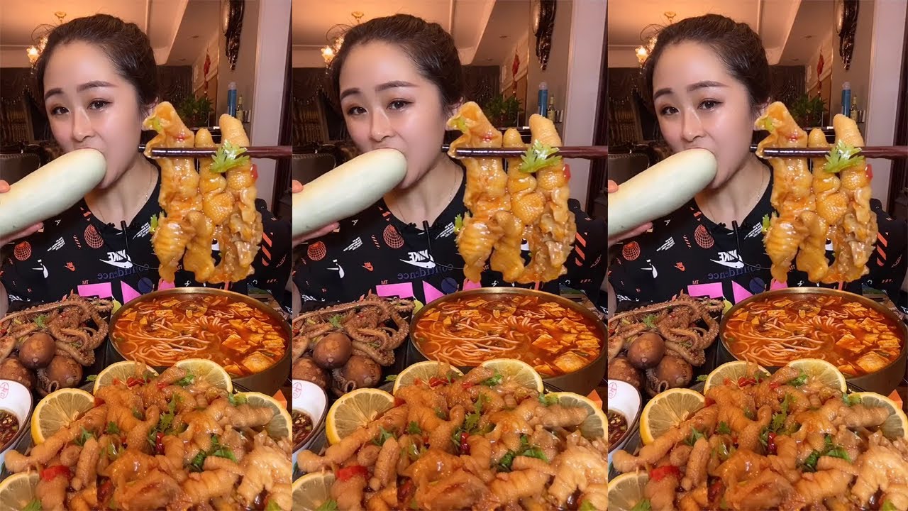 Eating Chinese Family Food