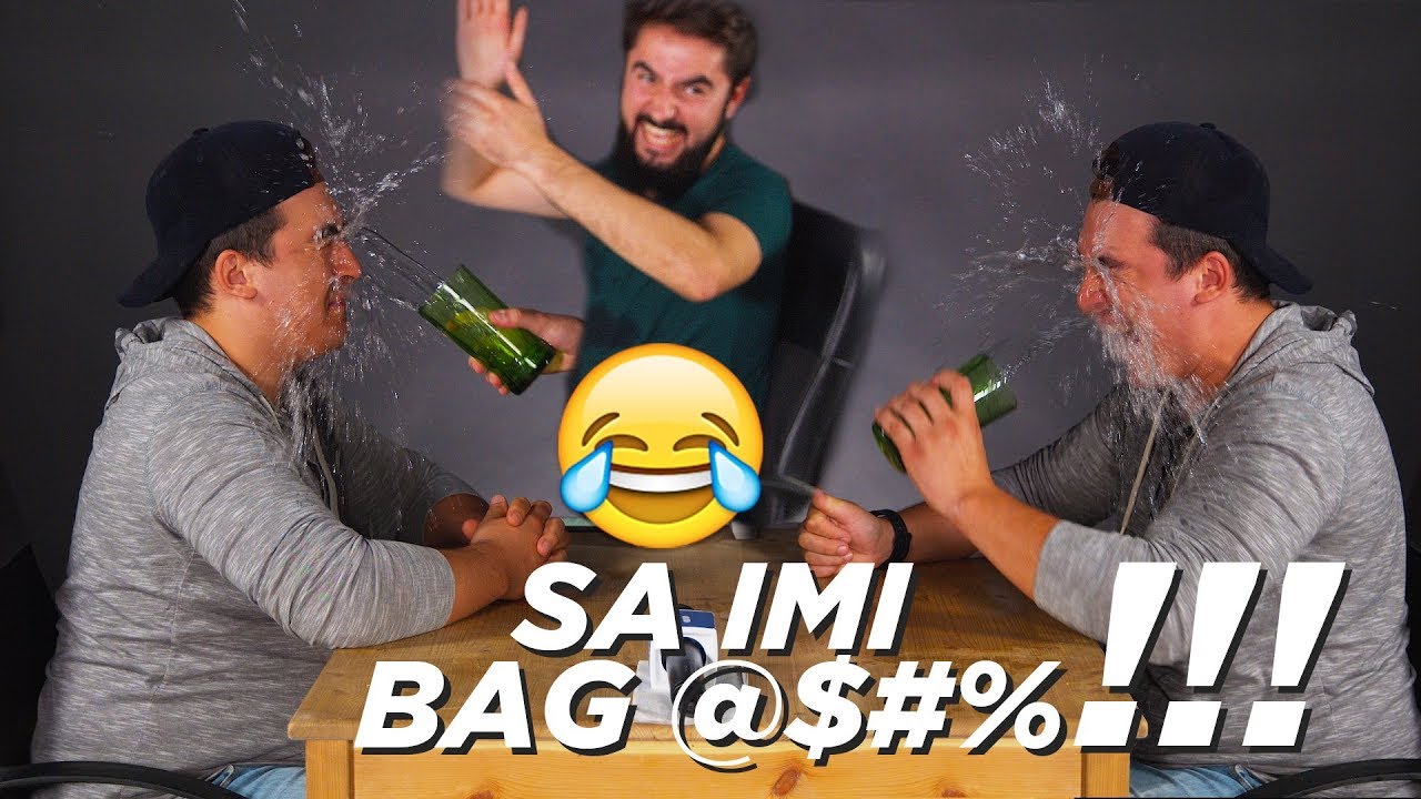 Dacă râzi iei apă în față