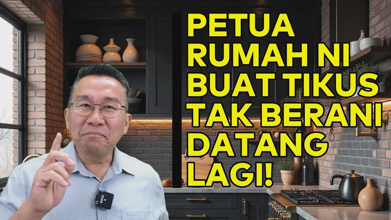 TIKUS LARI TAK TENGOK BELAKANG – PETUA RUMAH NI BUAT TIKUS TAK BERANI DATANG LAGI