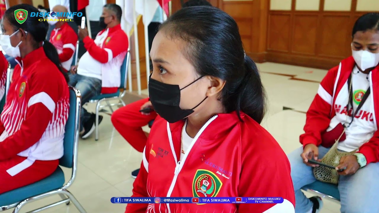 GUBERNUR MALUKU LEPAS 42 ATLET PON YANG AKAN BERLAGA DI PAPUA