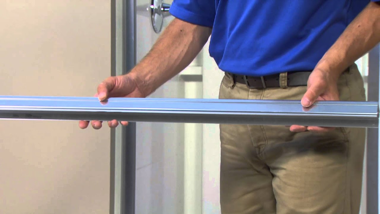 Installing a Swinging Shower Door