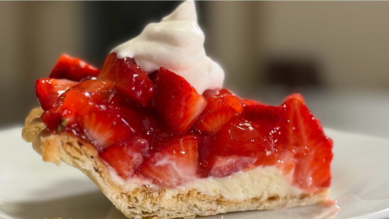 The BEST Strawberry Cream Cheese Pie (Featuring Homemade Glaze)