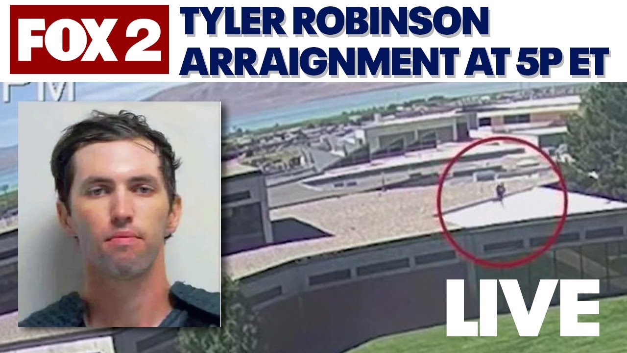 Charlie Kirk murder: Tyler Robinson appears for arraignment