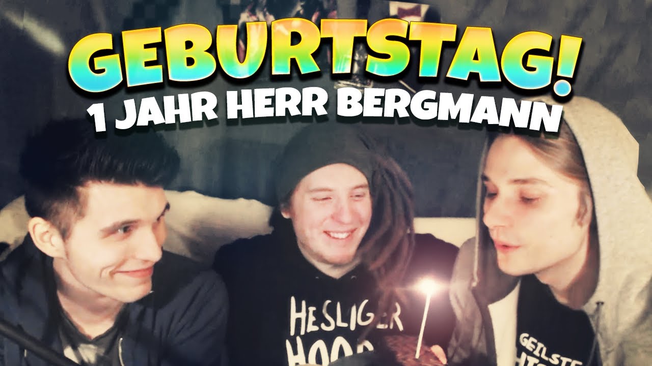 1 JAHR HERR BERGMANN! ★ Geburtstagsparty mit Paluten & ungespielt!