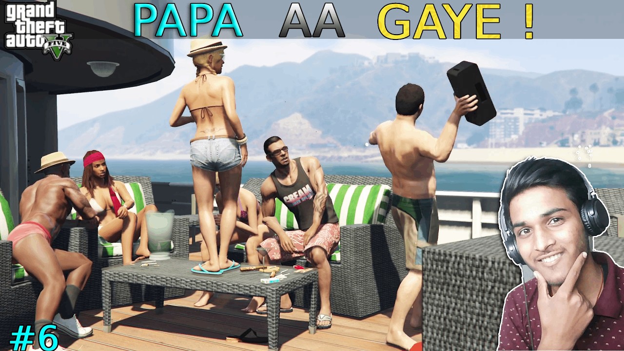 Michael Ne Beti Ko Party Karte Pakad Liya! 😱 | Ghar Par Hua Bada Fight | GTA 5 Hindi Gameplay #6