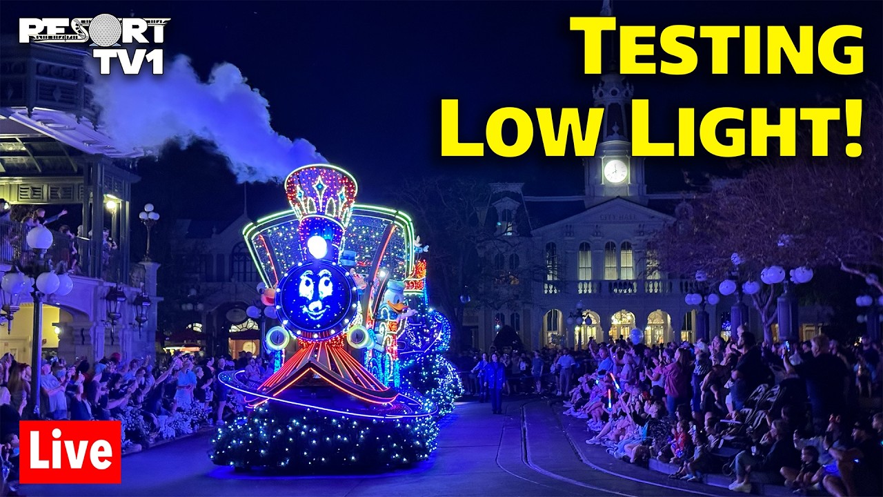 🔴Live: Magic Kingdom - Testing Low Light on a New Phone! - Walt Disney World - 3-7-26