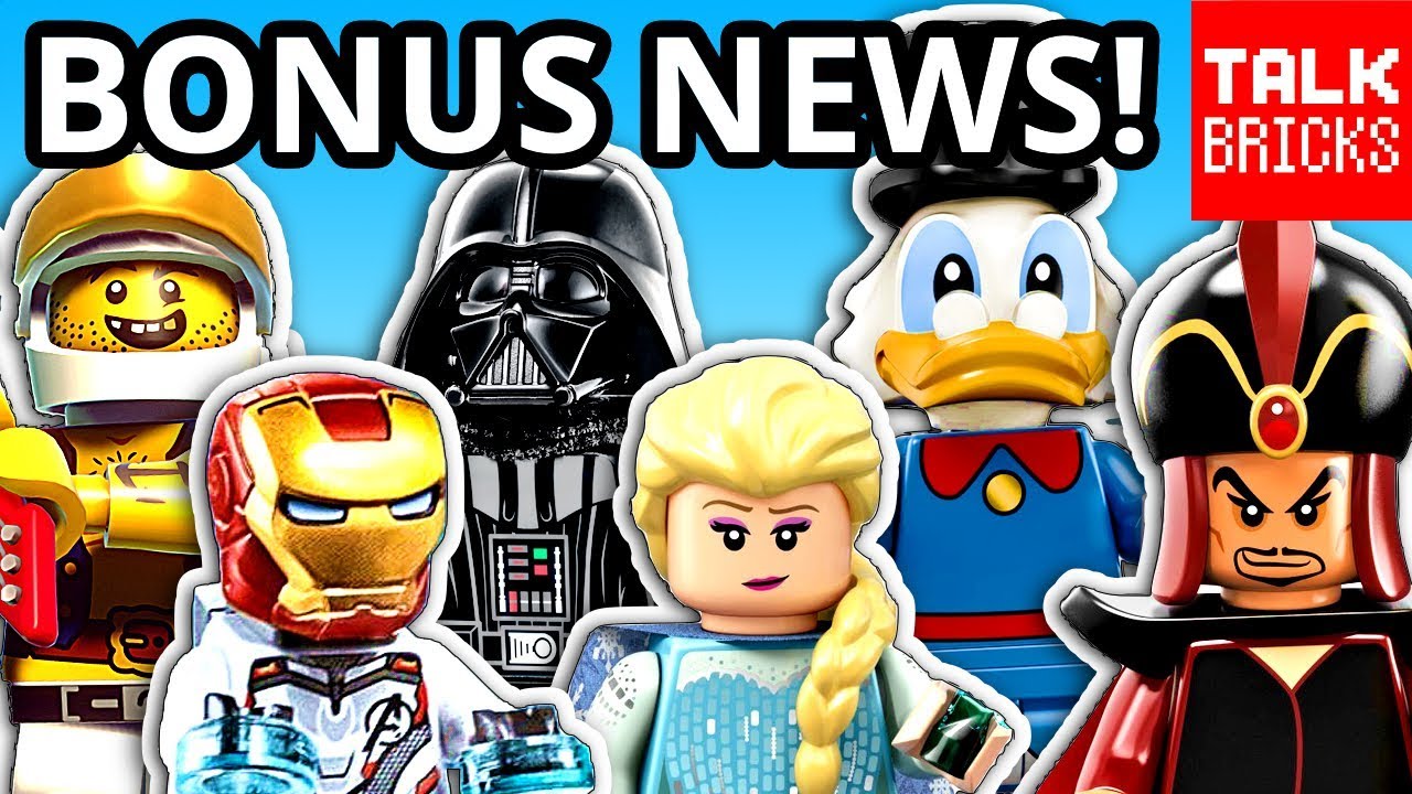 BONUS LEGO NEWS! Disney Collectible Minifigures! 3 NEW LEGO Games! Star Wars Exclusive! & MORE!