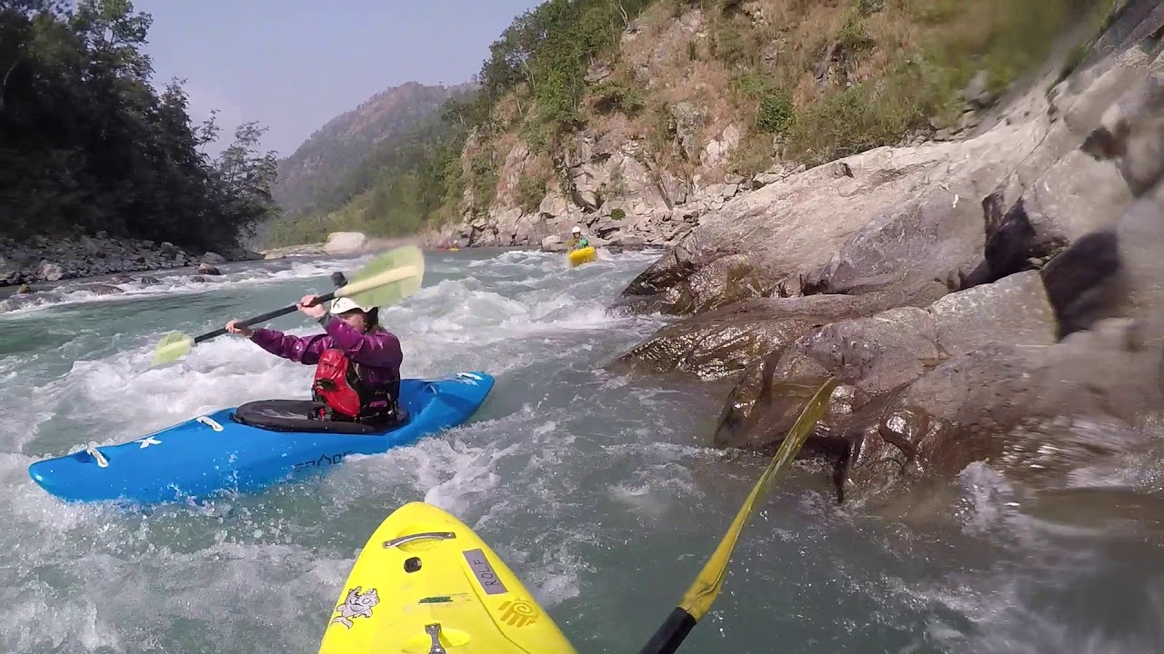 white water kayaking Tamur Nepal / GO PRO highlights
