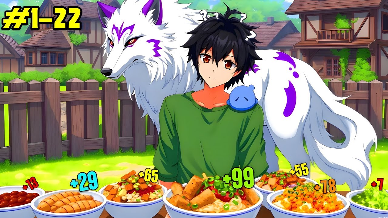 [1-22]He Transferred to Another World & Has The Ability to Get Stronger by Eating Food  Manhwa Recap