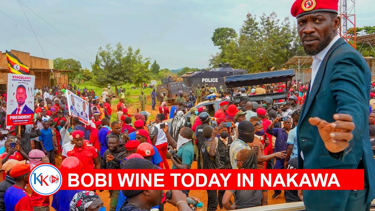 Bobi Wine LIVE Rally in Nakawa &mdash; Thousands Gather for Historic Moment