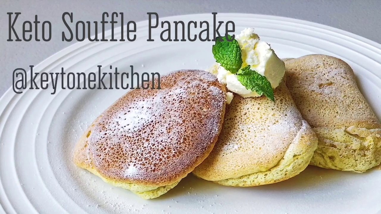 The Fluffiest Low Carb Keto Pancake | Souffle Pancake | Under 1g Net Carb | Sugar Free