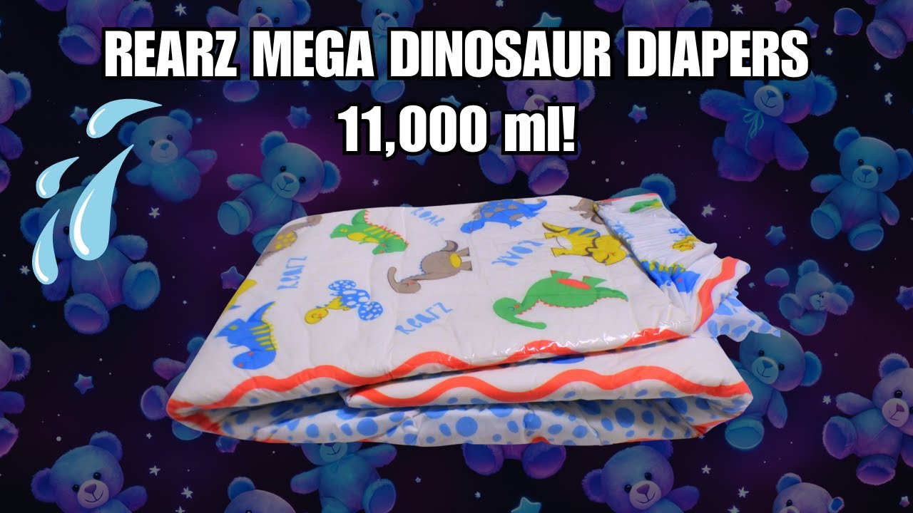 Бренды подгузников ABDL — подгузники для взрослых Rearz Mega Dinosaur