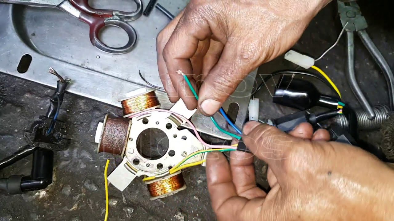 103 branchement allumage électronique إصلاح اتصال الإشعال الإلكتروني 103